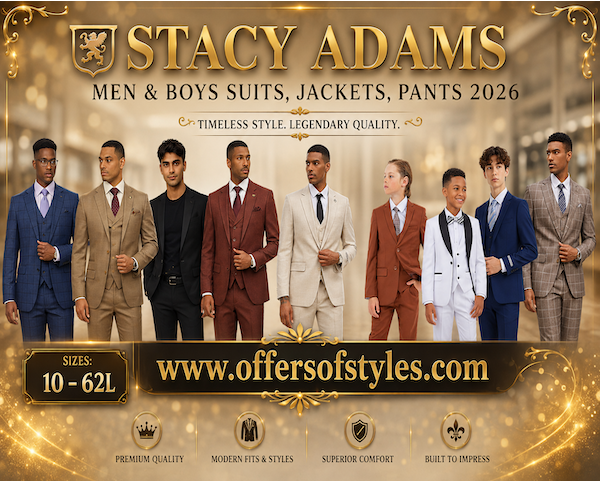 Stacy Adams Men Suits 2026